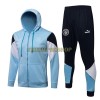 Manchester City Hooded Trainingsjacke 2022-23 Hellblaue Für Herren